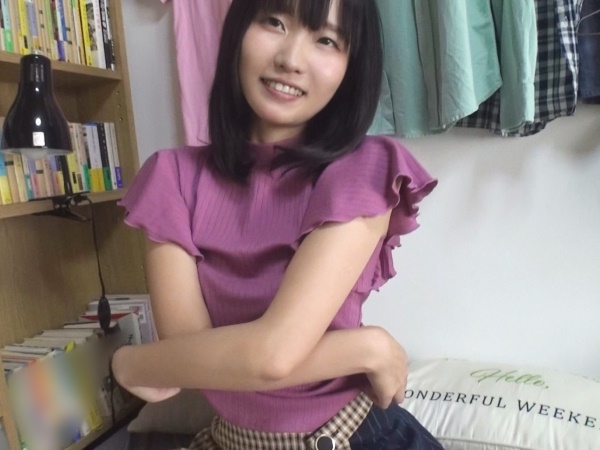 【素人】敏感体質のスレンダー女子大生…恥じらいながらもオマンコとおっぱい弄られ顔を歪め喘ぐ！