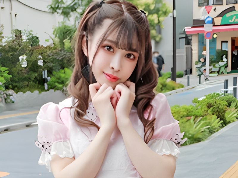 ＜女子大生＞コンカフェ店員の地雷系ハタチ娘ッコが推しのメンズとプライベートでラブラブ♡ハメ撮り中出し何でもアリの濃密撮影