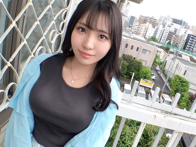 【巨乳女子大生×ハメ撮り】美少女JDがAV出演…♡敏感まんこに肉棒を突き刺すと可愛らしく喘ぎだす！