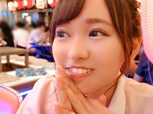 【アイドル級美少女の騎乗位】 プリケツを揺らして激ピストン！ 笑顔が最高にエロカワな彼女と中出しセックス♡