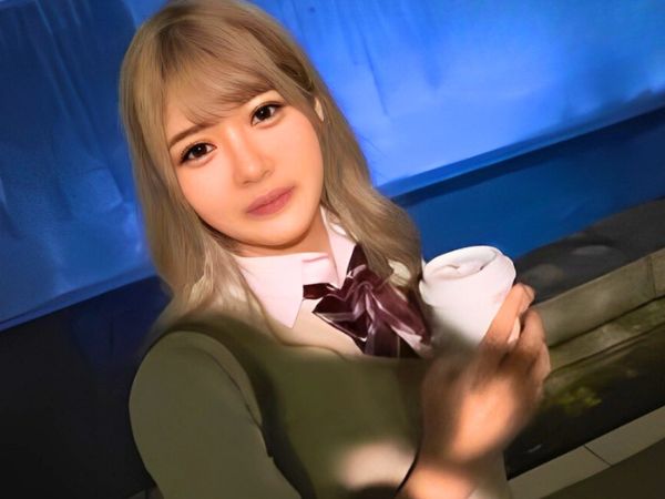 【素人】どこの高校だったらその髪色オッケー何だよ！大丈夫！合法の方だよ！だってHサイズのビッチ乳はマジで淫乱なんです！