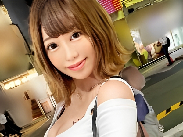 【コンカフェ嬢の裏バイト】 チンポを美味しそうに頬張ってごっくん！ 正常位で突かれながらザーメンごっくんフェラ♡