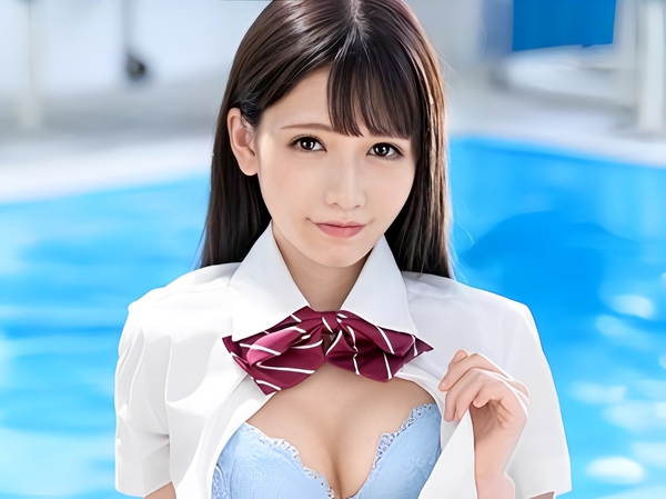 【制服美少女の主観ぶっかけ】『はずかしいよ…♡』乳首刺激で敏感ボディが火照る！着衣ハメで激しく突かれ、制服姿にザーメンぶっかけられる姿がエロかわいい！♡