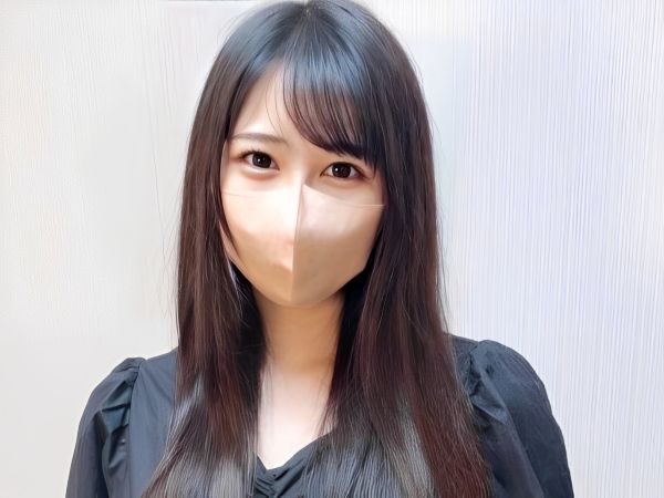 【高身長清純派女子の隠れたエロさ】『顔はダメ…でもカラダは正直…』マスク越しでも伝わる可愛さ！顔出しNGの彼女がハメ撮りで見せるギャップが最高にそそる！♡