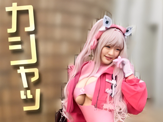 【素人】ぶっ壊れ高火力のHカップコスプレイヤーが登場！自慢のおっぱいを揺らしてイキまくる！！！