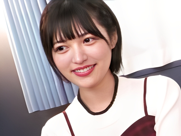 【脱毛サロンの無毛お姉さん】『ダメ、イッちゃう！』笑顔が可愛いスレンダー美女が電マ責めで絶叫！無毛のアソコを刺激され、騎乗位で腰振りが止まらない敏感ボディに興奮MAX！♡